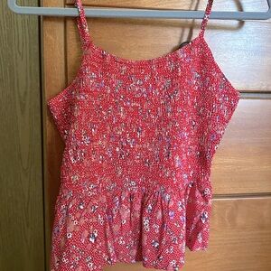 Boutique flower tank top